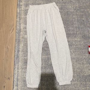 Garage light grey 90’s style Sweat pants